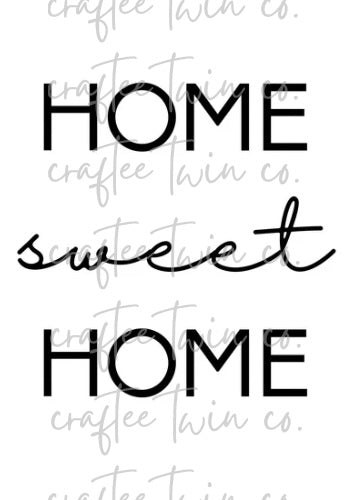 "Home Sweet Home" Print